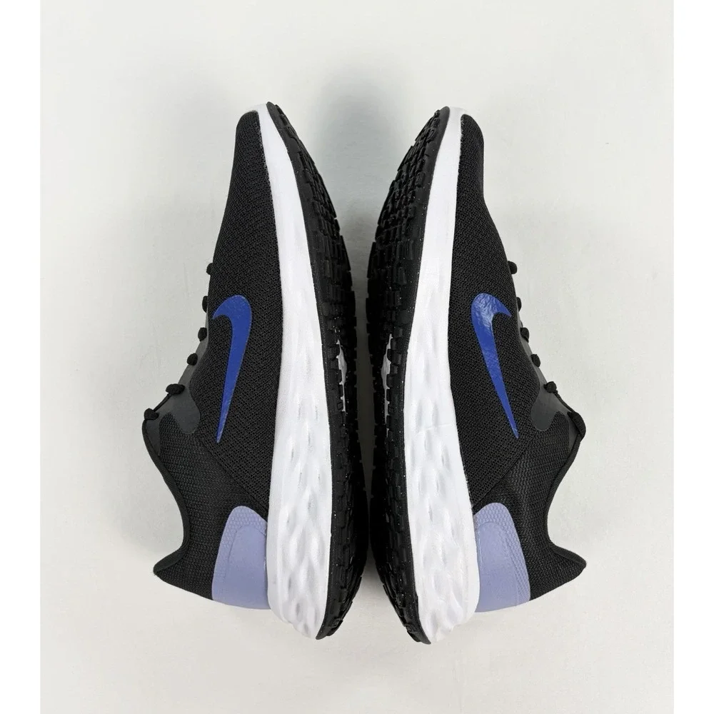Nike Revolution 6 Next Nature Black Lapis Blue Women's Running Shoes Size 8.5